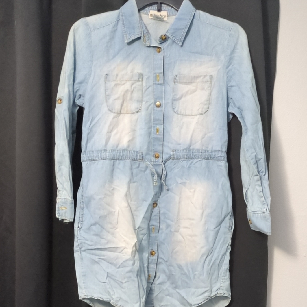 Mia Chica Light Blue Button Down Shirt